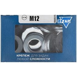 Шайба плоская М12 DIN 125а оцинк. (уп.50шт) Tech-Krep/Zitar 105262
