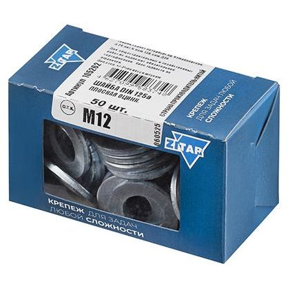 Шайба плоская М12 DIN 125а оцинк. (уп.50шт) Tech-Krep/Zitar 105262