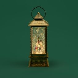 Фонарь декоративный (фигура) с эффектом снегопада и подсветкой Семья снеговиков Neon-Night 501-191
