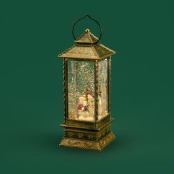 Фонарь декоративный (фигура) с эффектом снегопада и подсветкой Семья снеговиков Neon-Night 501-191