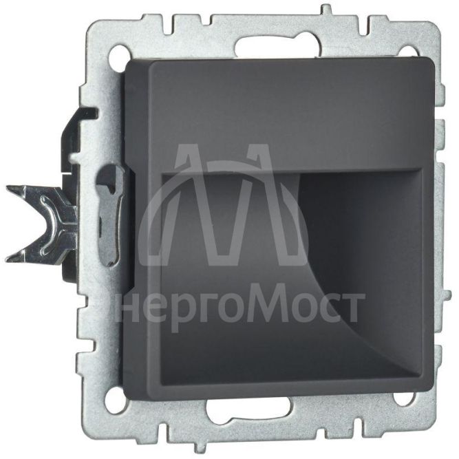 Подсветка светодиодная BRITE встраив. ПЛ20-БрГ графит IEK BR-FL20-K53