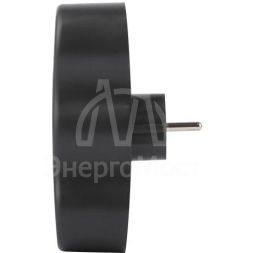 Разветвитель электрический SPx-3e-B на 3 розетки с заземл. 16А черн. Эра Б0059723