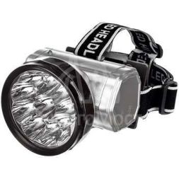 Фонарь налобный аккумуляторный HLA 04M 2Вт 10LED 200лм 10ч 2 реж. з/у 230В метал. IN HOME 4690612031859
