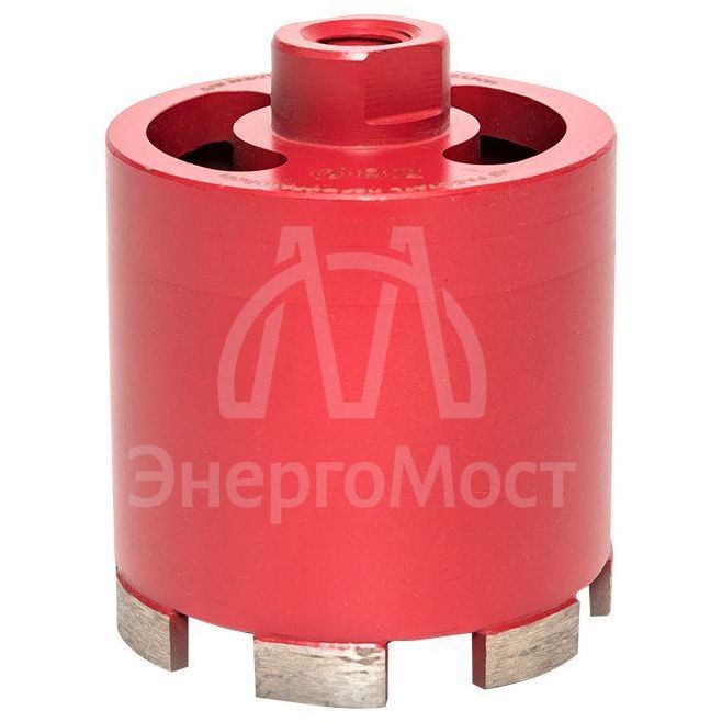 Коронка алмазная для дрелей с микроударом (верхнее пылеудаление) DCH-82MHS Micro Hit Laser M16 Professional EKF dch-82-mhs-m16