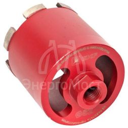 Коронка алмазная для дрелей с микроударом (верхнее пылеудаление) DCH-82MHS Micro Hit Laser M16 Professional EKF dch-82-mhs-m16