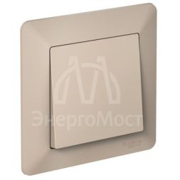 Рамка 1-м AtlasDesign Air песочн./дым. бел. SE ATN221201