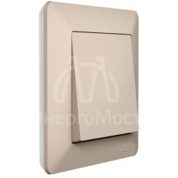 Рамка 1-м AtlasDesign Air песочн./дым. бел. SE ATN221201