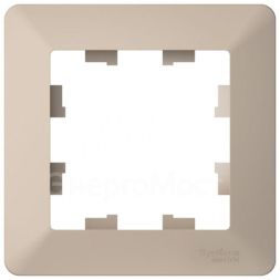 Рамка 1-м AtlasDesign Air песочн./дым. бел. SE ATN221201