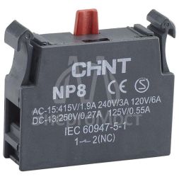 Блок контактный 1НЗ для NP8 (R) CHINT 669999