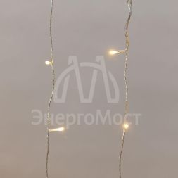 Гирлянда &amp;quot;Дождь&amp;quot; светодиодный 2х1.5м эффект мерцания прозр. провод IP44 230В диоды теплые бел. 150 LED Neon-Night 235-516