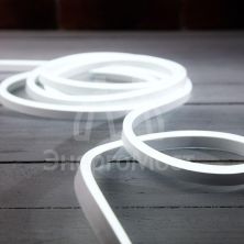Шнур светодиодный гибкий неон LED SMD 8х16мм 120LED/м двустор. бел. 5м Neon-Night 131-005