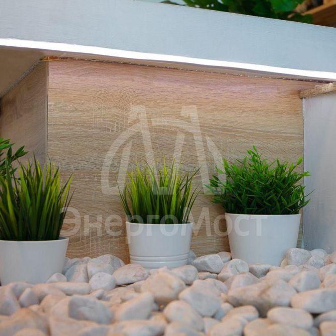 Шнур светодиодный гибкий неон LED SMD 8х16мм 120LED/м двустор. бел. 5м Neon-Night 131-005