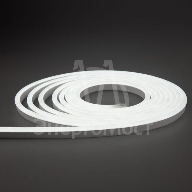 Шнур светодиодный гибкий неон LED SMD 8х16мм 120LED/м двустор. бел. 5м Neon-Night 131-005