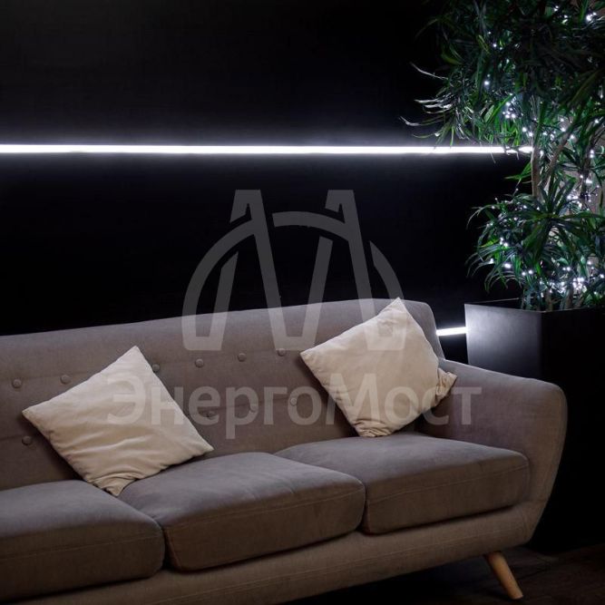 Шнур светодиодный гибкий неон LED SMD 8х16мм 120LED/м двустор. бел. 5м Neon-Night 131-005