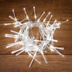 Гирлянда светодиодная &amp;quot;Кисточки&amp;quot; 48LED бел. 5м Neon-Night 303-035