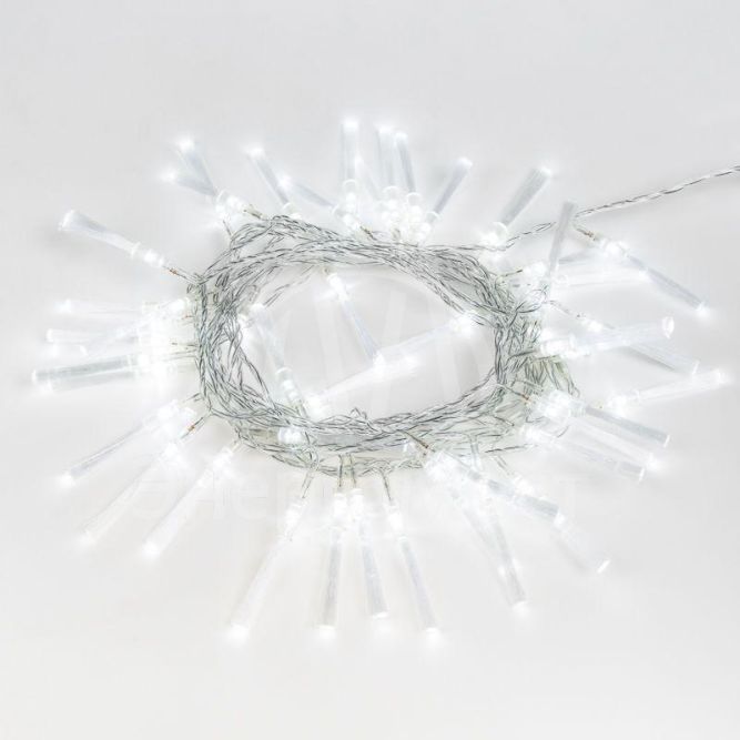 Гирлянда светодиодная &amp;quot;Кисточки&amp;quot; 48LED бел. 5м Neon-Night 303-035