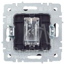 Розетка телевизионная оконечная TV СП Brite РТВ11-0-БрЧ черн. IEK BR-A10-O-K02