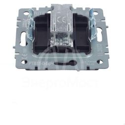 Розетка телевизионная оконечная TV СП Brite РТВ11-0-БрЧ черн. IEK BR-A10-O-K02