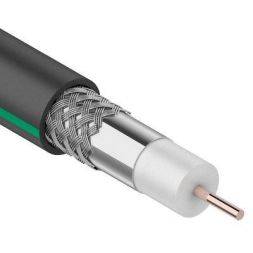 Кабель SAT 703B Cu/Al/Al (75%) 75Ом 100м черн. OUTDOOR (м) PROCONNECT 01-2436-1