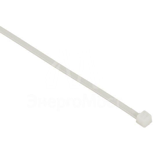Хомут кабельный 2.5х200 нейл. бел. (уп.100шт) EKF plc-c-2.5x200