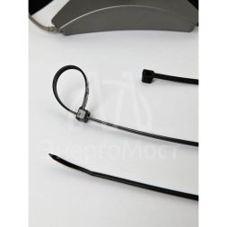 Хомут кабельный 4.8х300 нейл. черн. (уп.100шт) IEK UHH32-D048-300-100