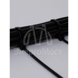Хомут кабельный 4.8х300 нейл. черн. (уп.100шт) IEK UHH32-D048-300-100
