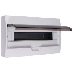 Бокс модульный накладной PDB/W 1018 WH (ЩРН-П-18) IP41 пластик. Pro JazzWay 5071681