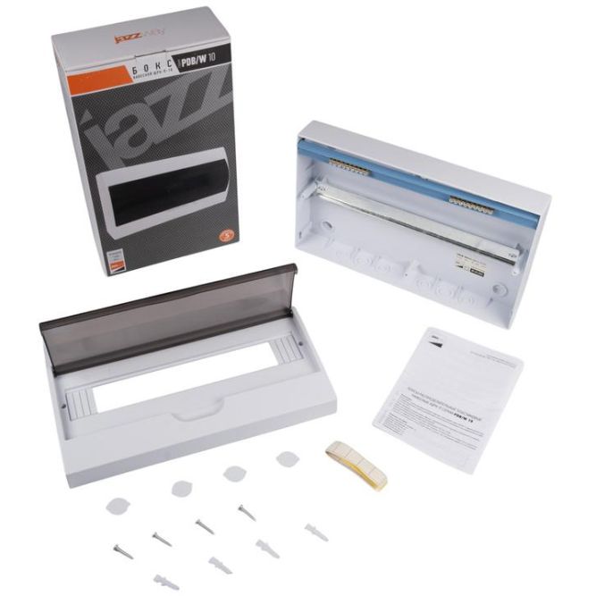 Бокс модульный накладной PDB/W 1018 WH (ЩРН-П-18) IP41 пластик. Pro JazzWay 5071681