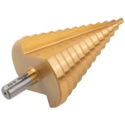 Сверло ступенчатое HSS по металлу 13 ступеней 4-8-12-16-20-24-28-32-36-40-44-48-52мм MOS 36387М