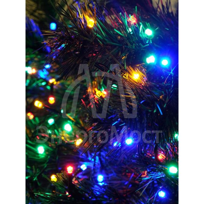 Гирлянда &amp;quot;Нить&amp;quot; 200 LED 20м уличная 3 АА батарейки 8 реж. мульти SHLights 4690601045447