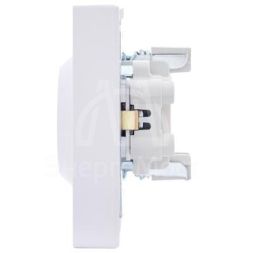 Розетка 2-м СП VESNA с заземл. со шторками ПБТ бел. LEZARD 742-0200-178B