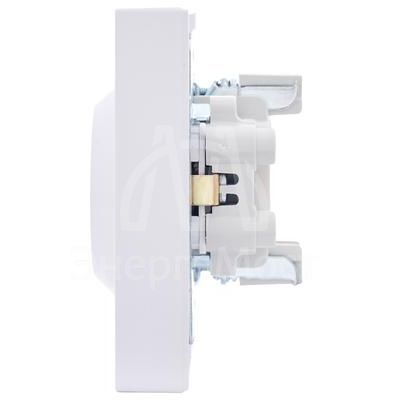 Розетка 2-м СП VESNA с заземл. со шторками ПБТ бел. LEZARD 742-0200-178B