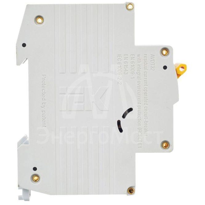 Выключатель автоматический дифференциального тока 2п (1P+N) C 40А 100мА тип A 6кА АВДТ-32 IEK MAD22-5-040-C-100