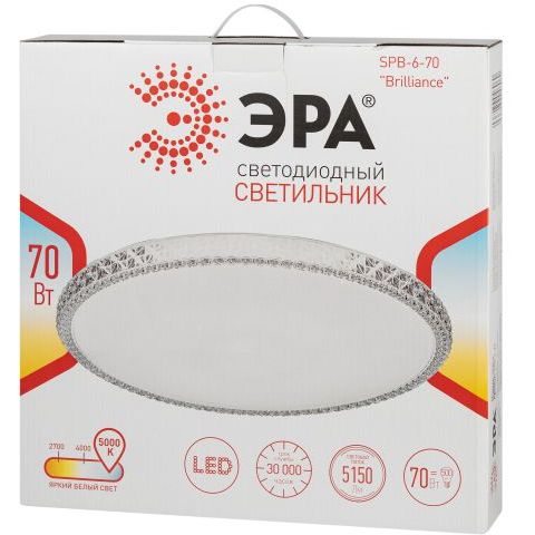 Светильник светодиодный SPB-6-70 "Brilliance" 70Вт 5000К потолочн. круглый Эра Б0059510