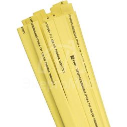 Трубка термоусадочная ТУТ нг 16/8 желт. 1м (уп.50шт) PROxima EKF tut-16-y-1m