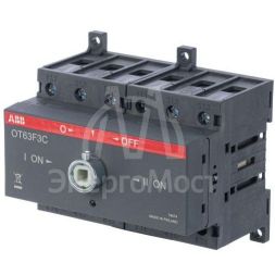 Рубильник реверсивный OT63F3C 63А (45А AC23) ABB 1SCA105338R1001
