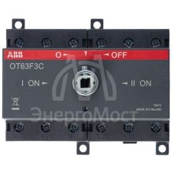 Рубильник реверсивный OT63F3C 63А (45А AC23) ABB 1SCA105338R1001