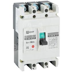 Выключатель автоматический 3п 100/63А 35кА ВА-99М PROxima EKF mccb99-100-63m