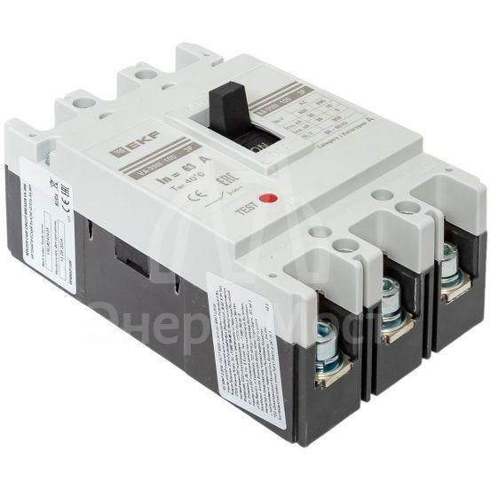 Выключатель автоматический 3п 100/63А 35кА ВА-99М PROxima EKF mccb99-100-63m