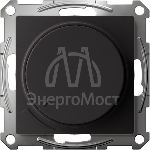 Светорегулятор поворотно-нажимной AtlasDesign 400Вт механизм карбон SE ATN001023