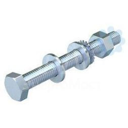 Комплект Болт+Шайба+Гайка М10х80 (шест/гол) SKS 10х80 F OBO 6418250