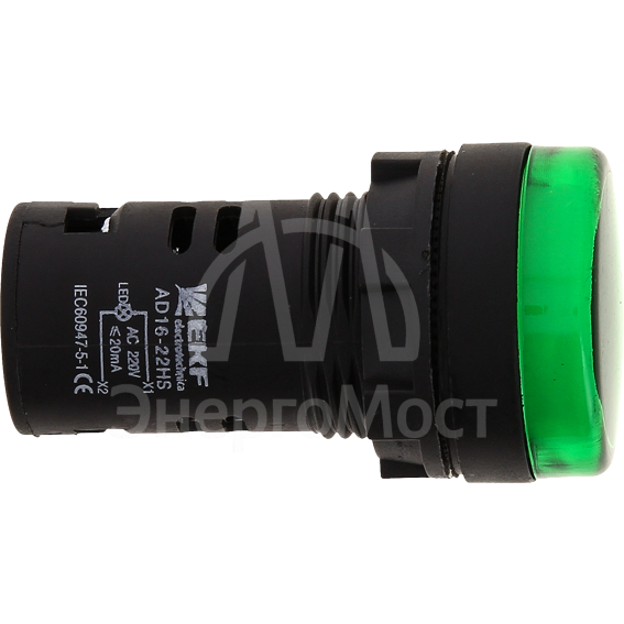 Матрица светодиодная AD16-22HS зел. EKF ledm-ad16-g