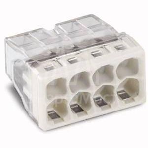 Клемма 8х(0.5-2.5мм) 8-х проводн. для распред. короб. (без п) WAGO 2273-208