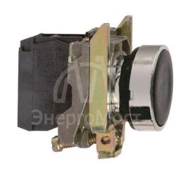 Кнопка без фикс. 1НО черн. SchE XB4BA21