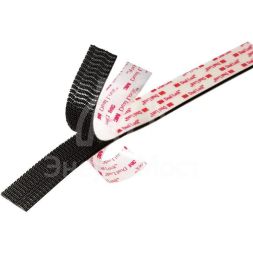 Застежка самоклеящаяся Dual Lock SJ355B адгезив VHB 25ммх2.5м черн. 3М 7100149938