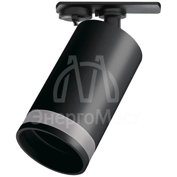 Светильник трековый PTR 38 под лампу GU10 BL 230В IP20 для диммир. ламп черн. JazzWay 5052277