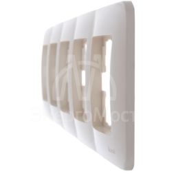 Рамка 5-м KARINA LIFE горизонт. крем. LEZARD 708-0300-150