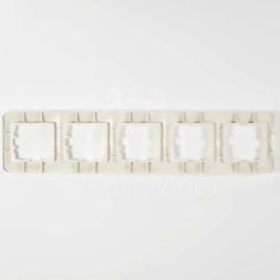 Рамка 5-м KARINA LIFE горизонт. крем. LEZARD 708-0300-150