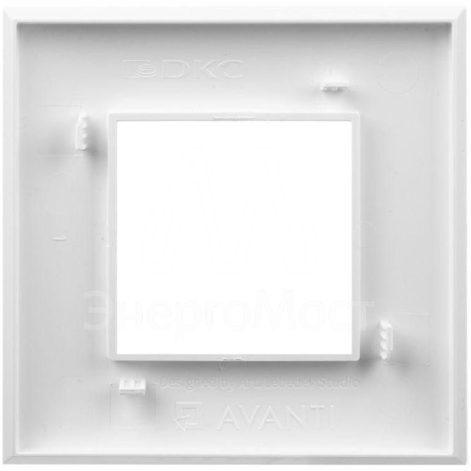 Рамка 1-м 2мод. Avanti &amp;quot;Белое облако&amp;quot; DKC 4400902
