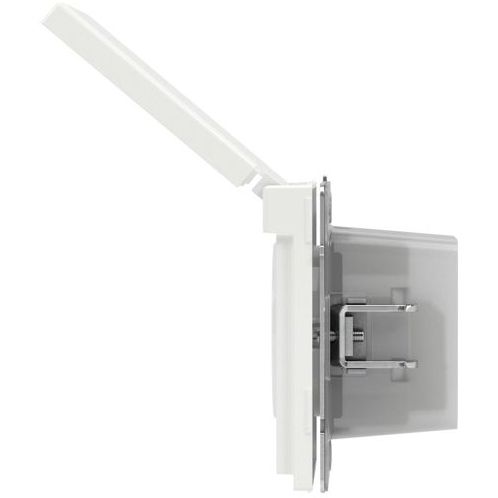 Розетка силовая KANT IP44 2P+E защ. шторки с крышкой бел. магнолия DKC 7000013